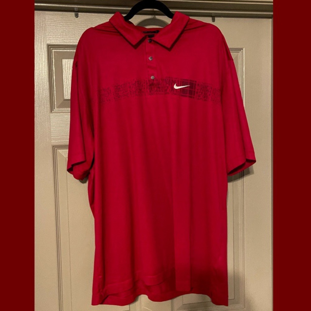 Tiger Woods Collection Nike Polo - XXL - Dark Red